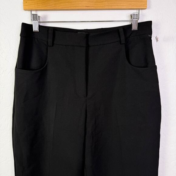 Vince Camuto Stretch Wide Leg Slim Trousers Pants Slacks Black Business Sz 6 NWT - Picture 3 of 11